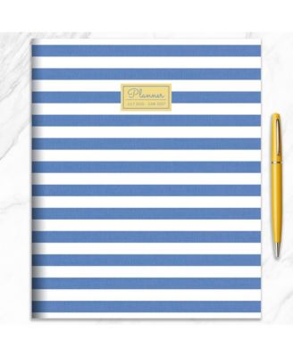 July 2026 - June 2027 Linen Lines Large Monthly Planner