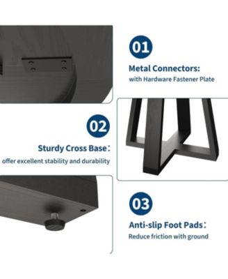 Round Dining Table – 47-inch Kitchen and Dining Room Table, Perfect for Modern Dining Spaces.