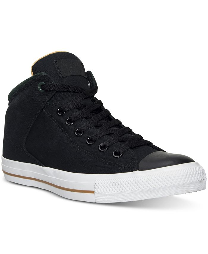 Converse Men's Chuck Taylor High Street Mid Casual Sneakers from Finish ...