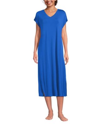 Women's Cooling Cap Sleeve Midi Nightgown