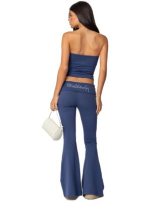 Women's Aiyana Fold Over Flared Leggings