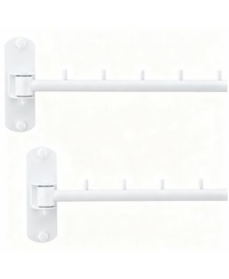 Pack of 2 Swing Wall Hanger Rack, Stainless Steel, Heavy Duty,Space-saving