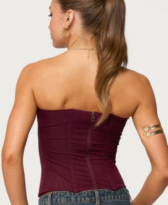 Women's Reed Sheer Mesh Corset