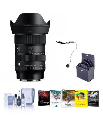 17-40mm f/1.8 DC Art Lens for L Mount, Bundle with 67mm Filter Kit, PC Software Kit, Cap Keeper and Cleaning Kit