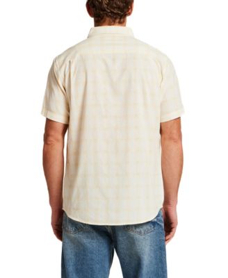 Men's Short-Sleeve Dobby Check Shirt
