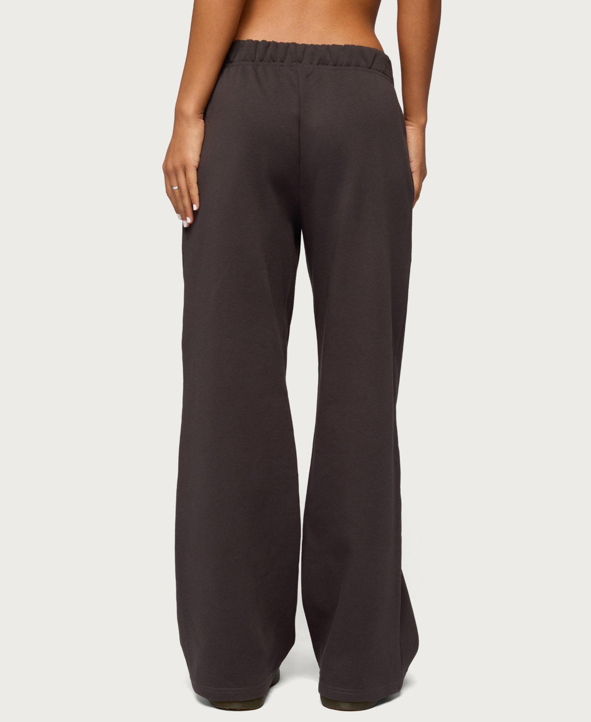 Edikted Women's Basic Girl Wide Leg Sweatpants