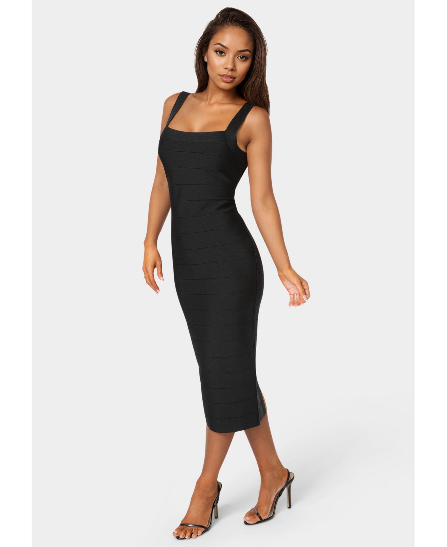 Womens Bandage Midi Tank Dress