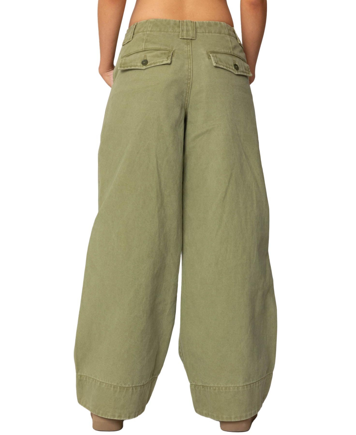 Edikted Women's Vivienne Twill Baggy Pants