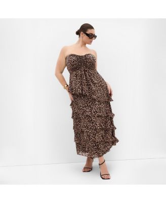 Plus Size Skai Leopard Print Top