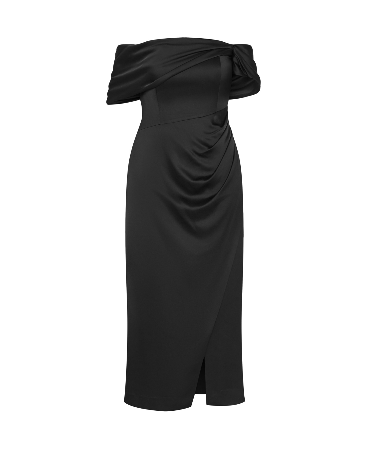 City Chic Women's Plus Paloma Off Shoulder Maxi Dress