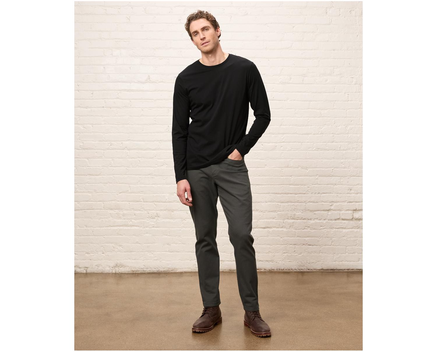 Men's Organic Cotton Essential Long Sleeve Tee