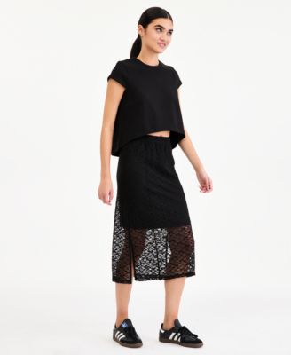 Women's Lace A-Line Skirt