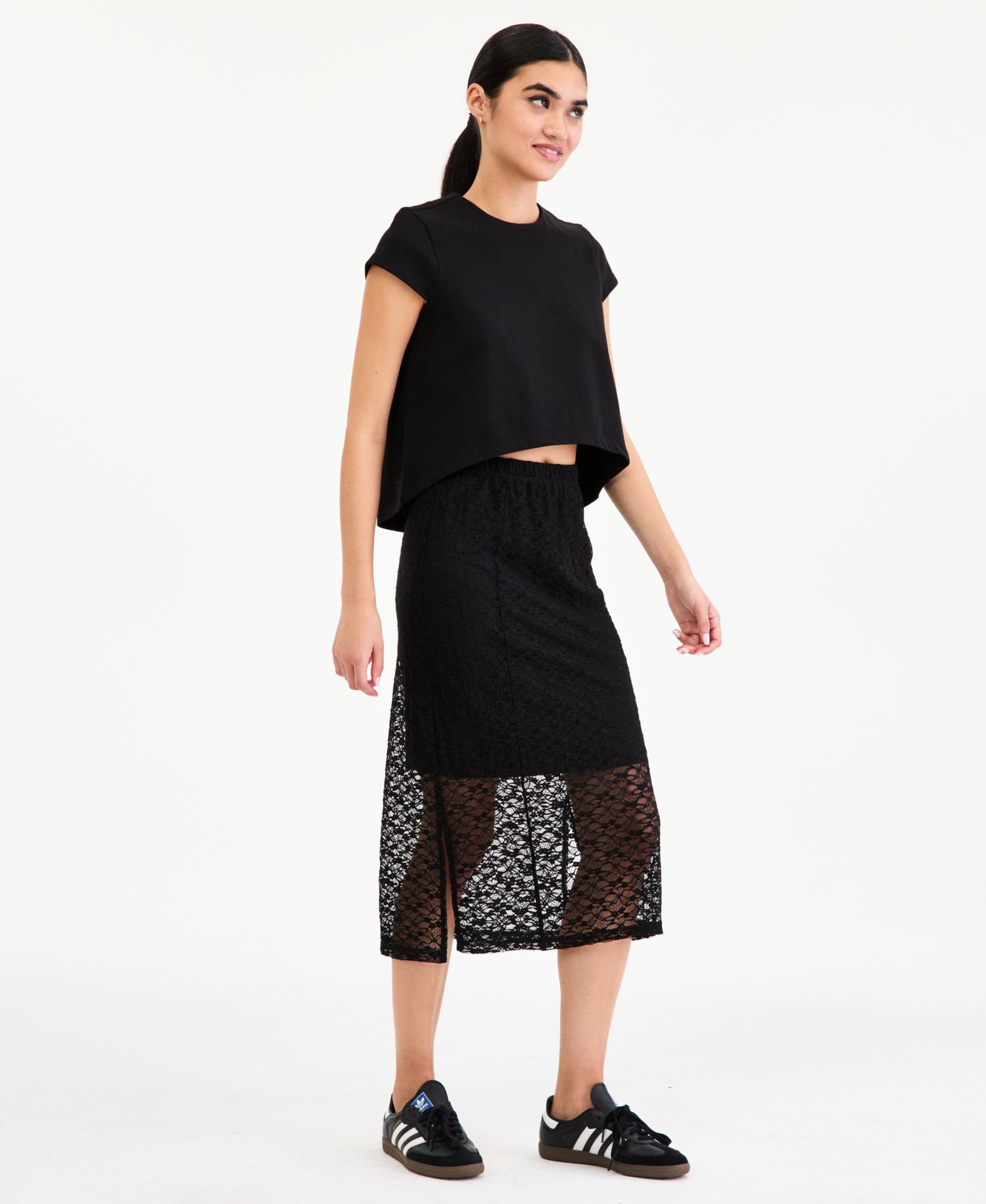 Women's Lace A-Line Skirt