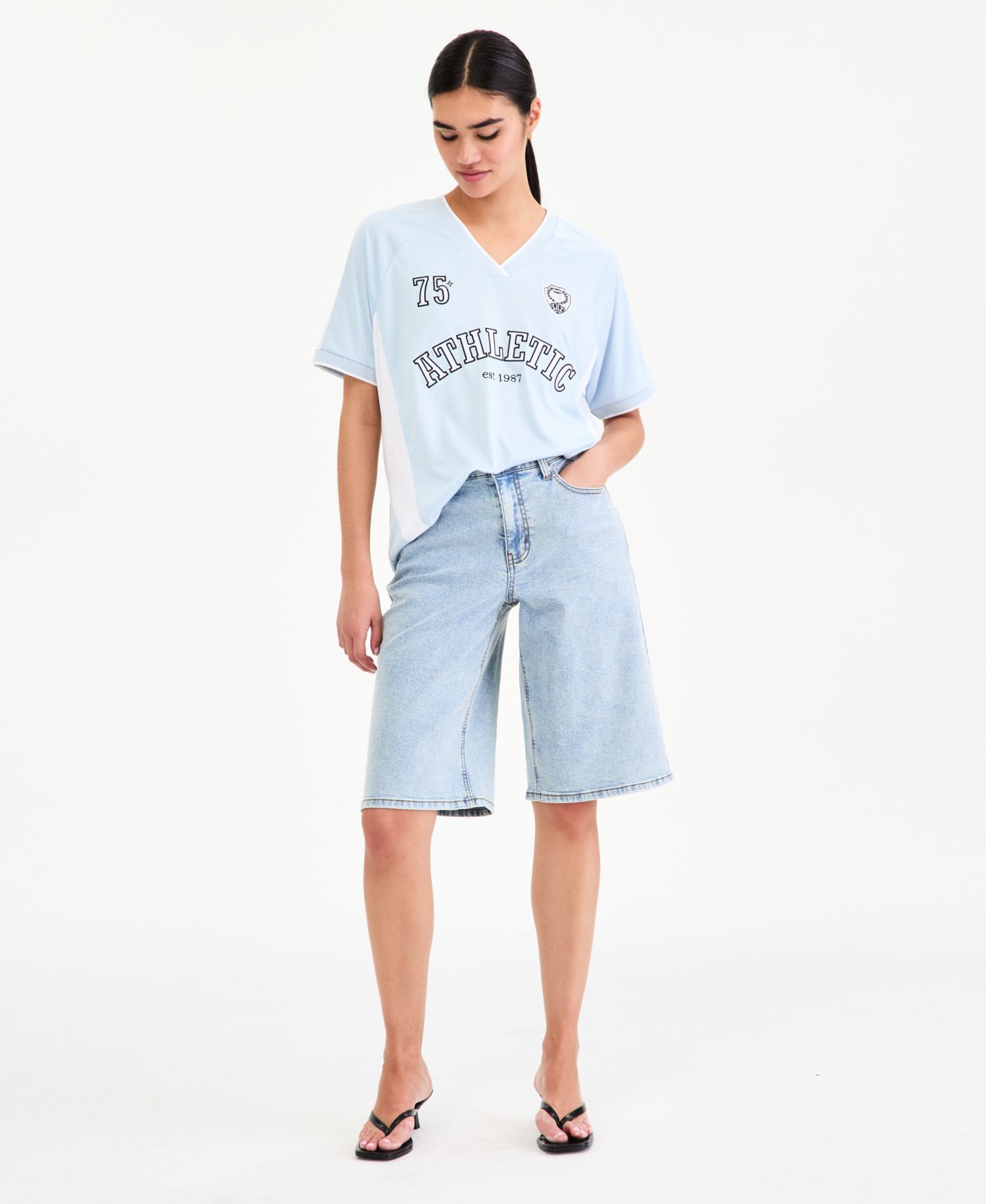 Women's Baggy Denim Shorts