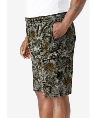 Big & Tall 10" Fleece Cargo Shorts