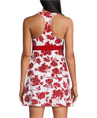 Women's V-Neck Racerback Flutter Tankini