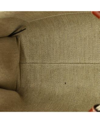 Medium Woody Tote Canvas with Leather