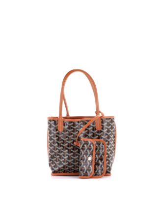 Mini Anjou Reversible Tote Coated Canvas