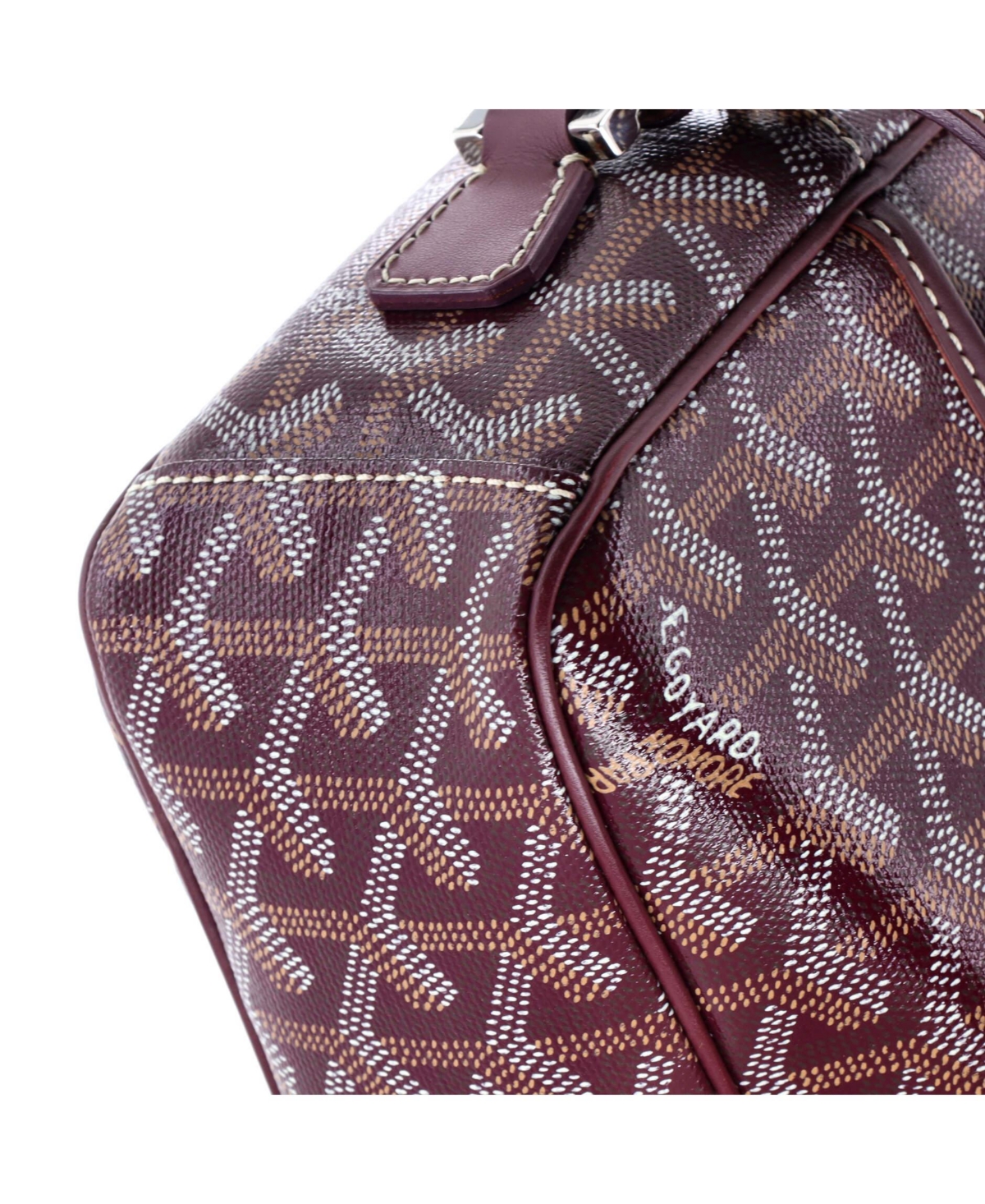 Pre-Owned Goyard Cap Vert Bag Coated Canvas