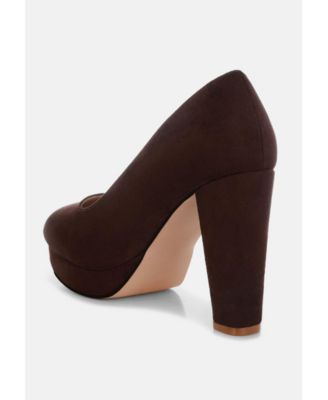 Womens Olanta Block Heel Pumps