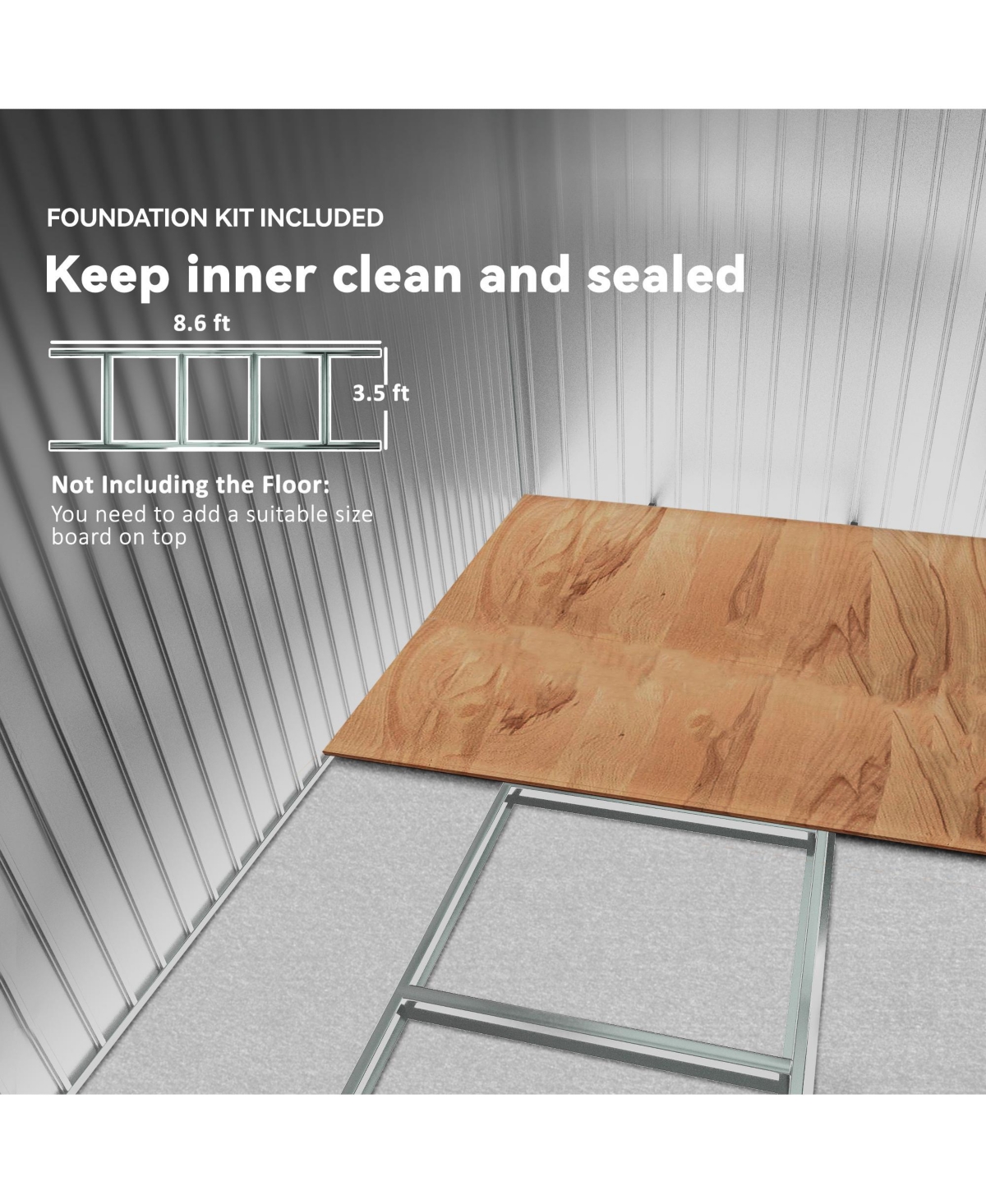 Outsunny 9' x 6' Storage Shed Garden Tool House w/ Vents Doors Dark