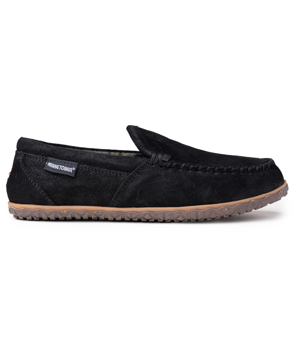 Minnetonka Men's Tilden Suede Indoor/Outdoor Slippers