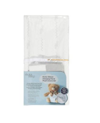 Baby 3-Sided Contour Changing Pad with 2 Cotton Covers