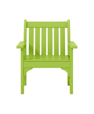 Outdoor Patio HDPE Adirondack Dining Arm Chair