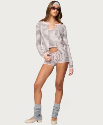 Women's Lillian Striped Knit Shorts