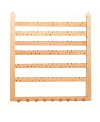 Walnut Wood Earring & Necklace Organizer -Easy Assembly