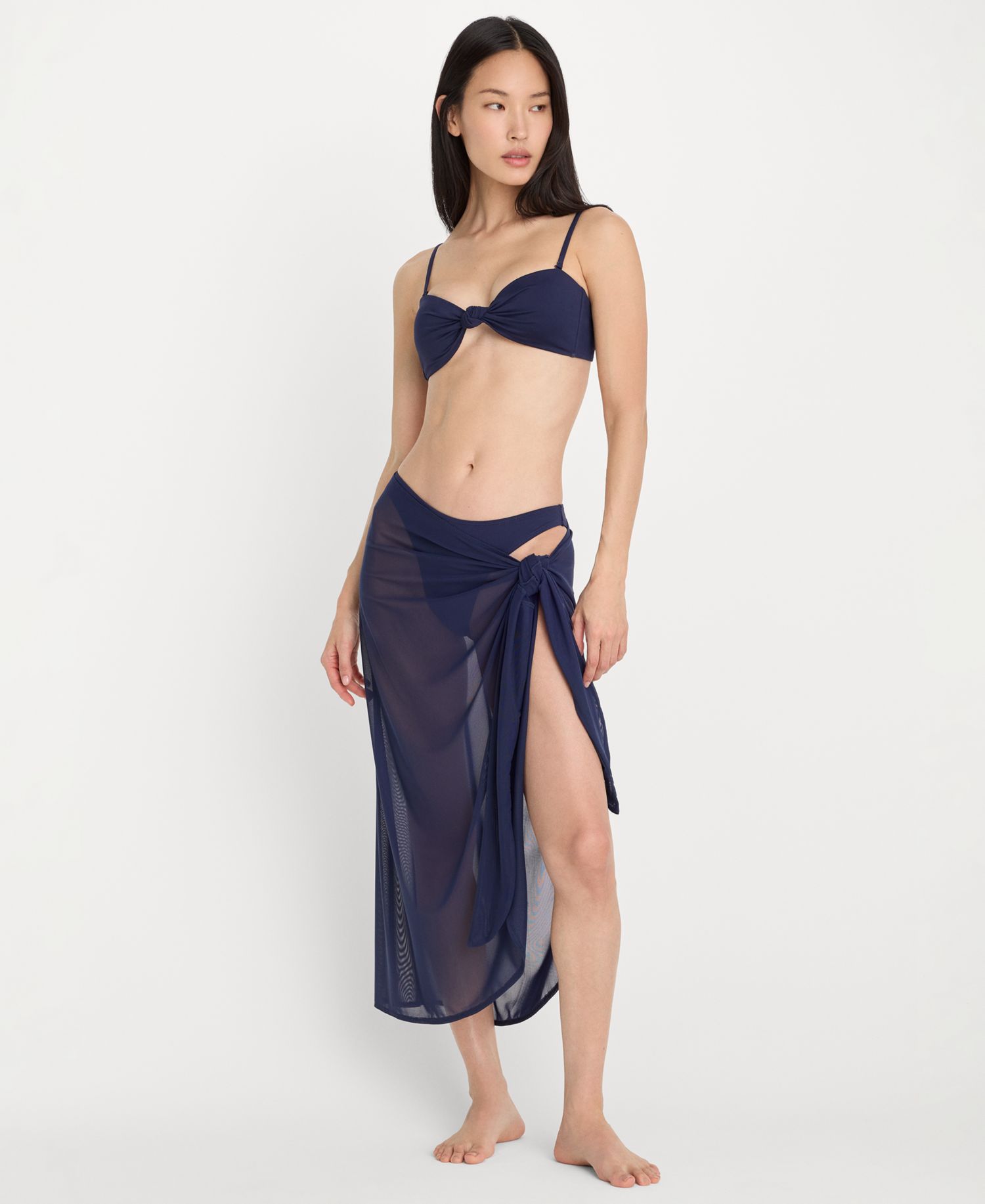 Women's Mesh Midi Cover-Up Sarong