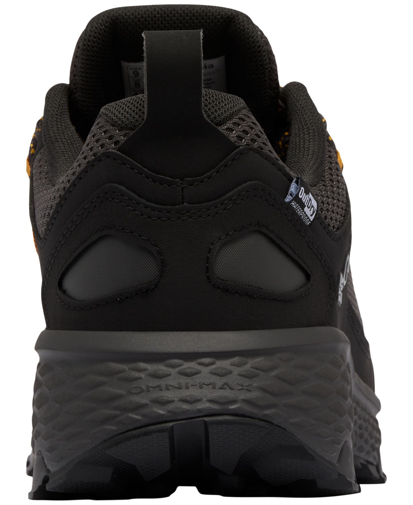 Обувь Columbia Men's Peakfreak Rush Outdry Multi-Sport Shoes, цвет: Чёрный / Медовый — фото 3