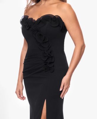 Plus Size Strapless Sweetheart Ball Gown