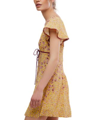 Women's Backroads Floral Print V-Neck Mini Dress