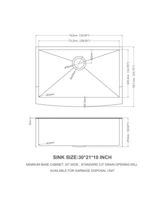 huluwat Rose Gold Farmhouse Kitchen Sink Stainless Steel Apron Front 16 Gauge