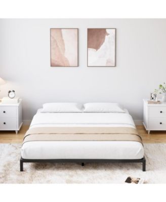 8-Inch Metal Bed Frame, Heavy-Duty Platform Bed with Storage Space, Steel Support, Noise-Free and Easy Assembly