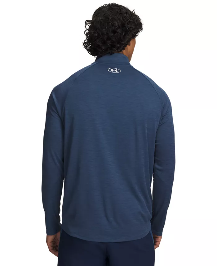 Men's UA Tech Space-Dyed Half-Zip Performance Sweatshirt - thumbnail 8