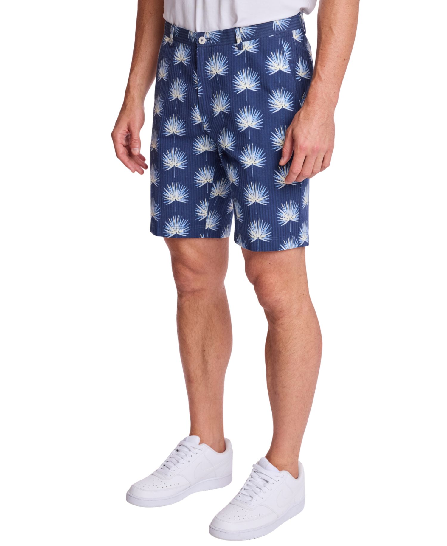 Men's Printed Slim-Fit Shorts
