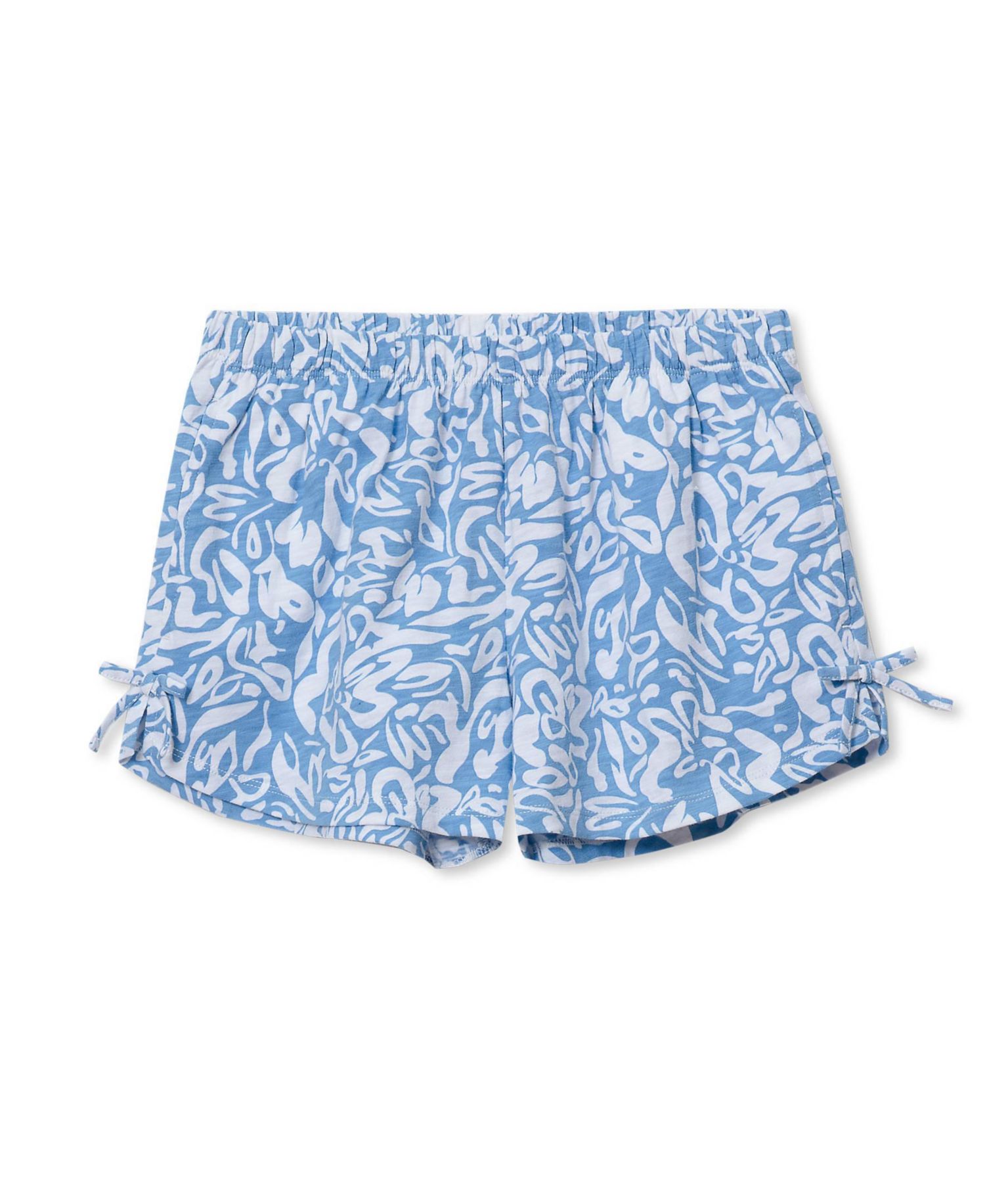 Little And Big Girls Knit Side Bow Shorts