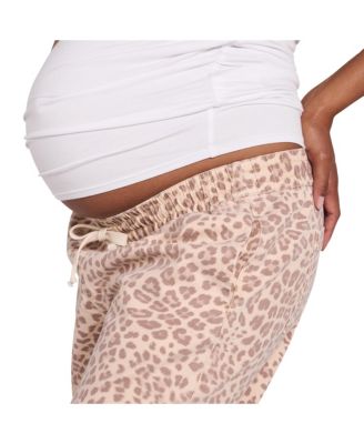 Women's Under the Belly Tie Waist Denim Wide Leg Pant