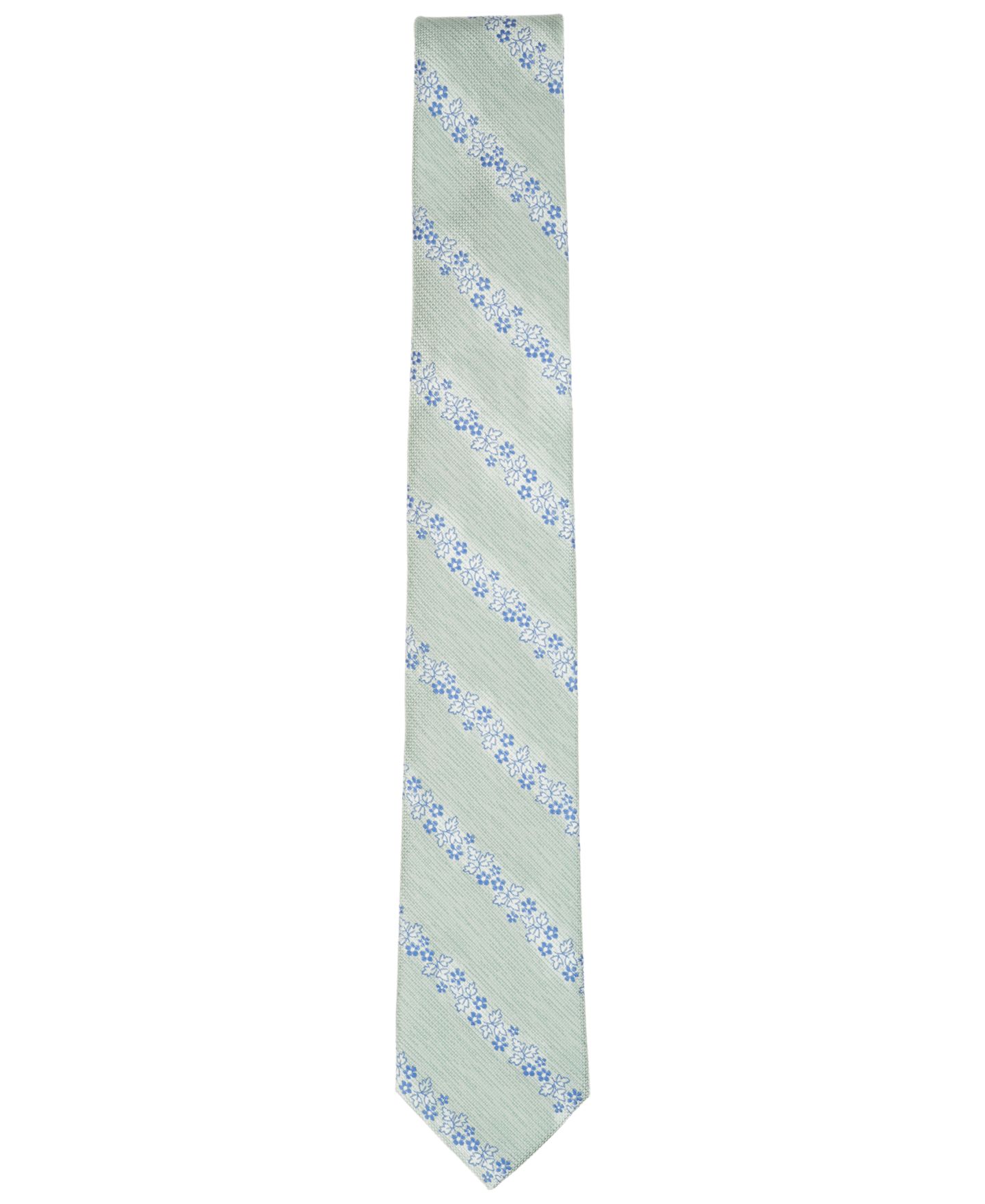 Мужские галстуки Bar III Fletcher Stripe Tie, цвет: Шалфейный — фото 2