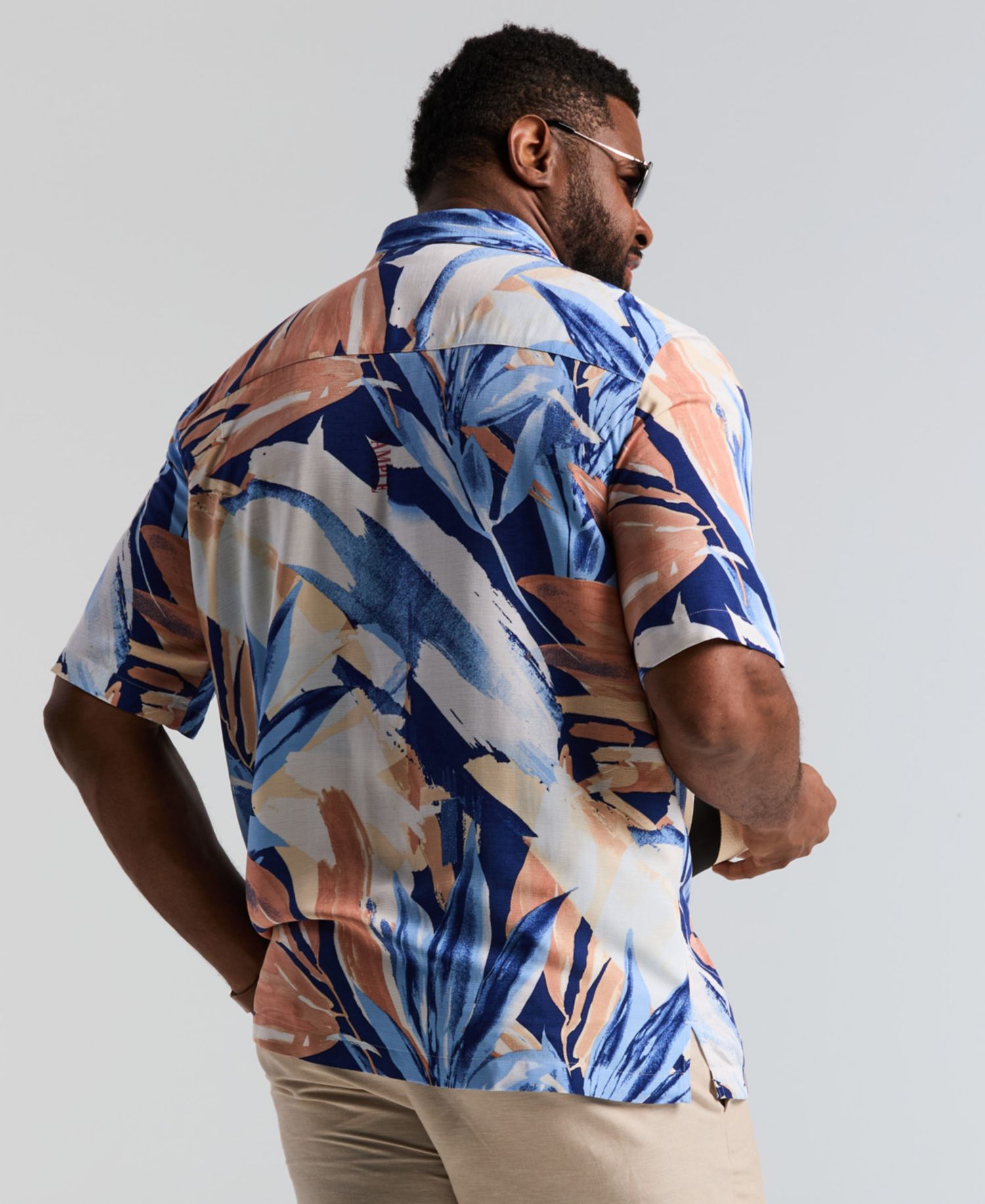 Men's Big & Tall Abstract Print Shirt
