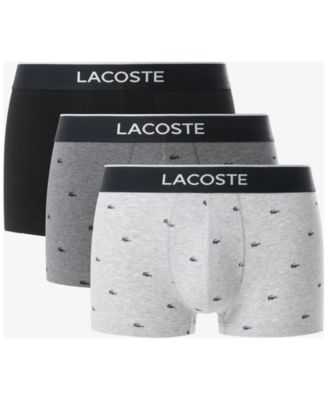 Lactose Men's Cotton Stretch Mini-Crocodile Trunks, 3-Pack