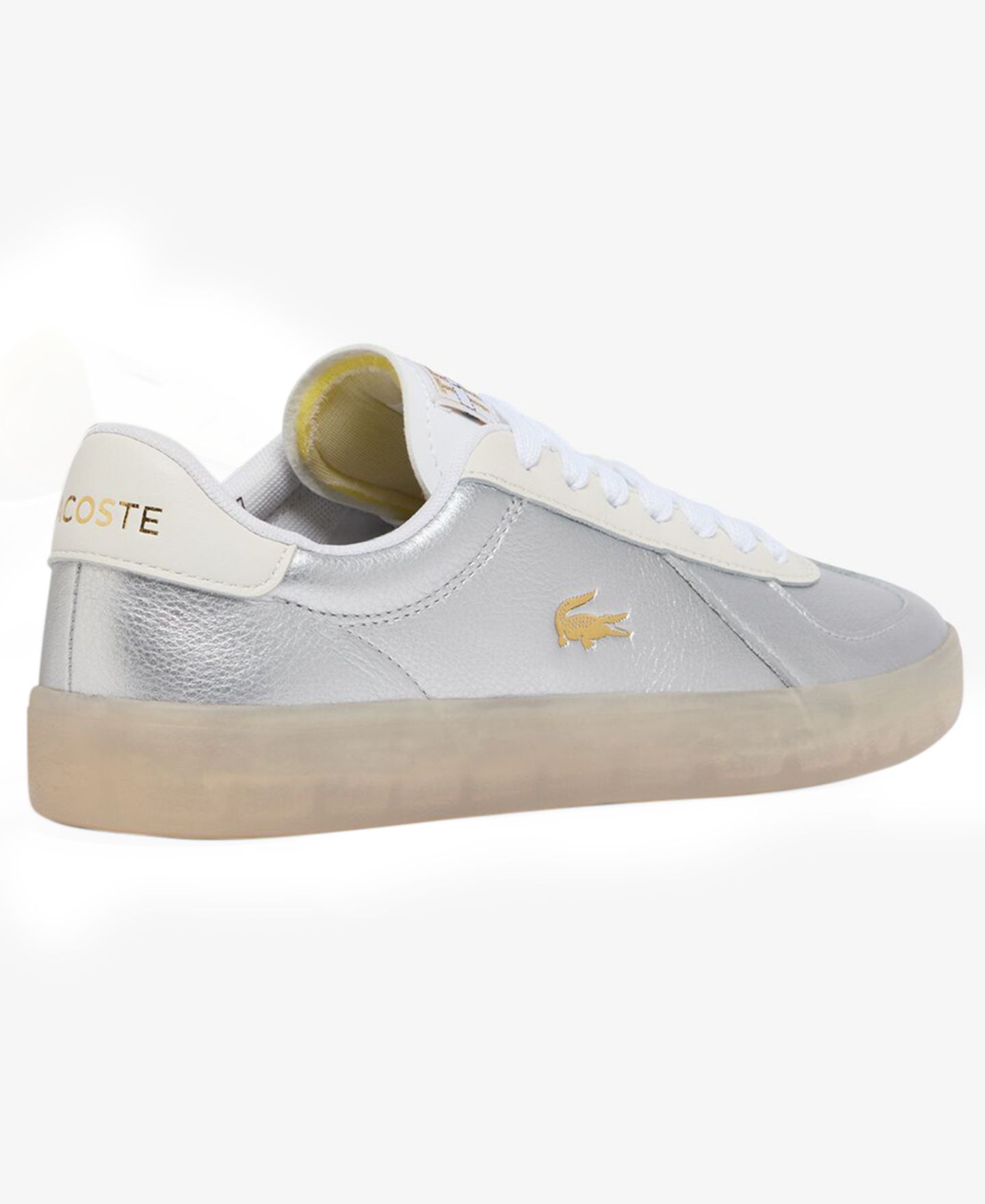 Мужские кроссовки Lacoste Baseshot Pro 2 Lace-Up, цвет: Серебряный — фото 5
