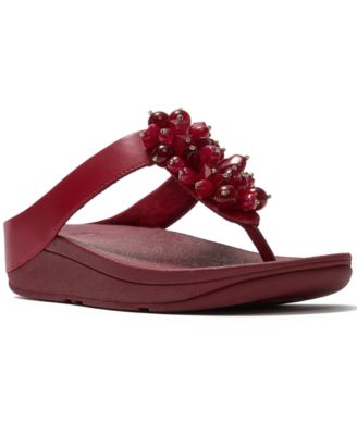 Women's Fino Bead Cluster Toe Post Slip-On Sandals