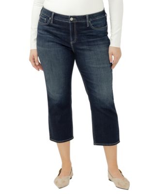 Plus Size Elyse Capris Jeans