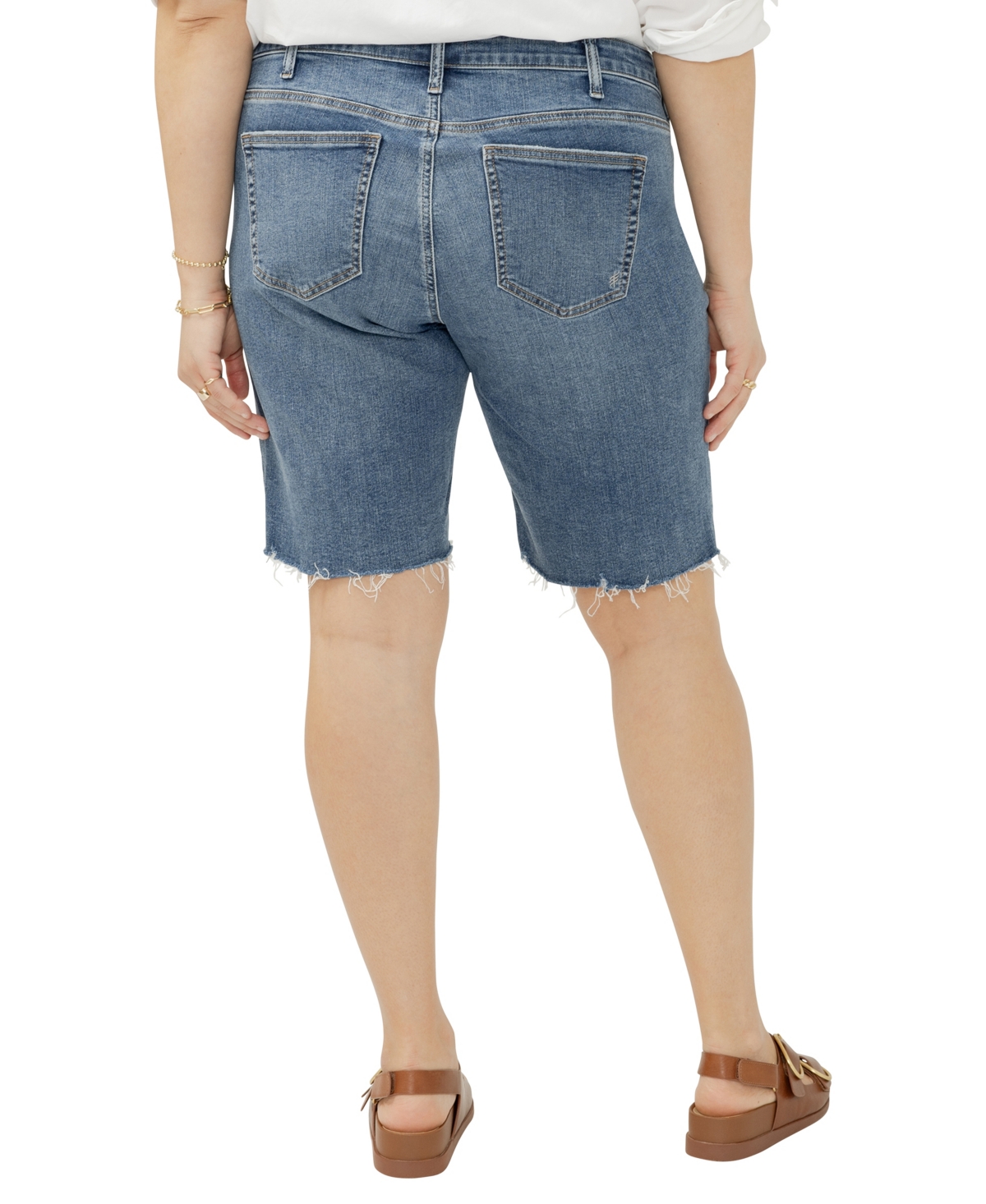 Silver Jeans Co. Plus Elyse Bermuda Shorts