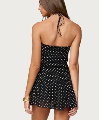 Women's Ariah Polka Dot Chiffon Mini Dress