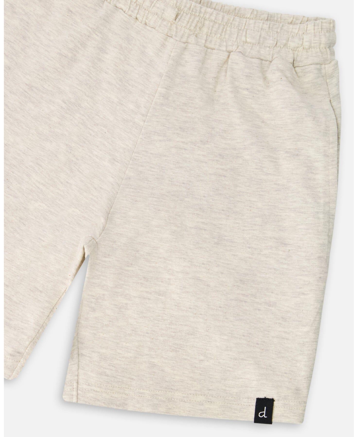 Deux par Big Boys Cotton Jersey Shorts Heather