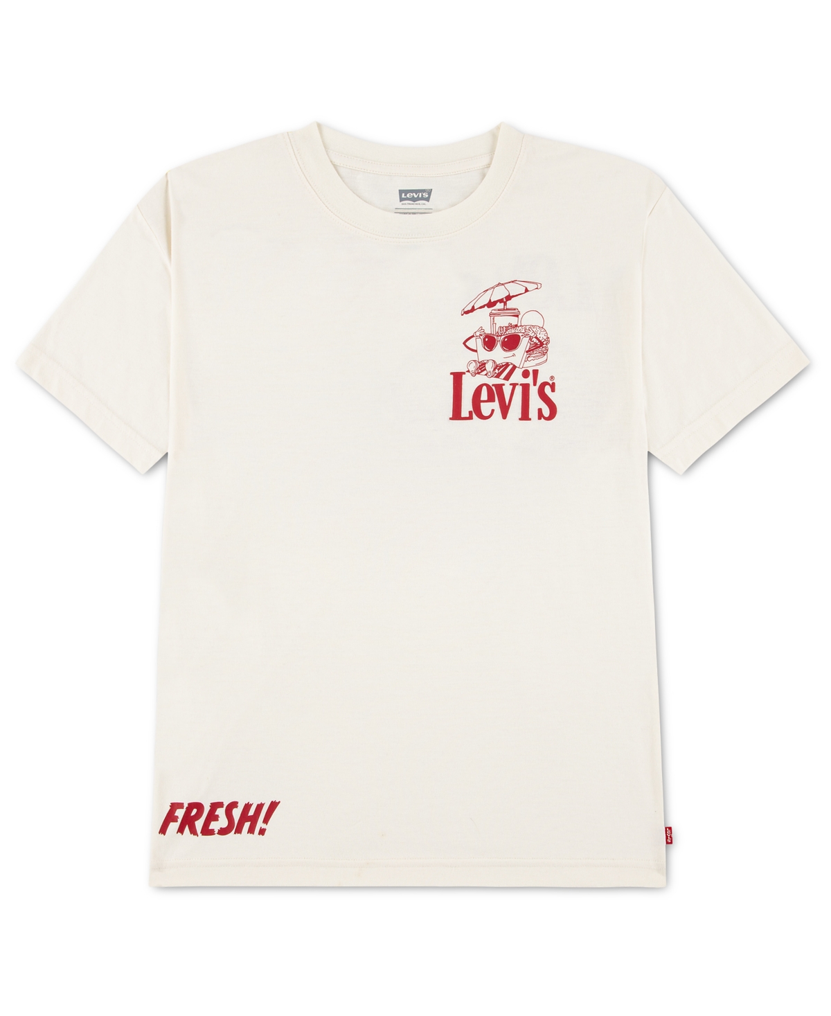 Levi's Boys' 8-20 Burger and Fries Graphic Print T-Shirt